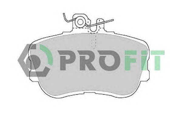 Комплект тормозных колодок, дисковый тормоз PROFIT 50000854
