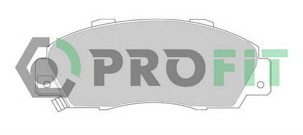 Комплект тормозных колодок, дисковый тормоз PROFIT 5000-0905