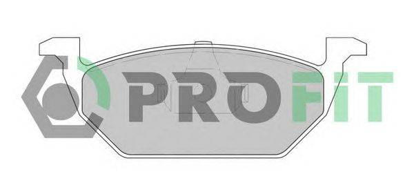 Комплект тормозных колодок, дисковый тормоз PROFIT 5000-1094