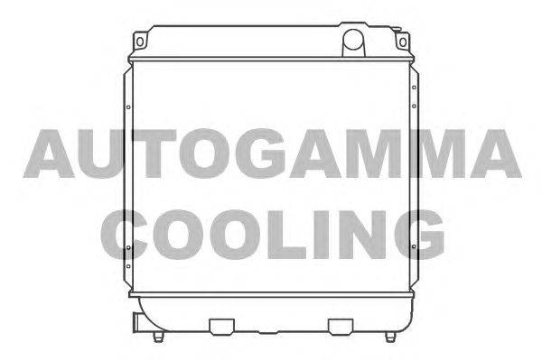 Радиатор, охлаждение двигателя AUTOGAMMA 100083