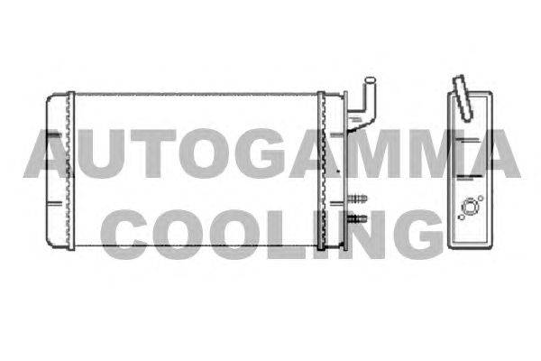 Теплообменник, отопление салона AUTOGAMMA 101784