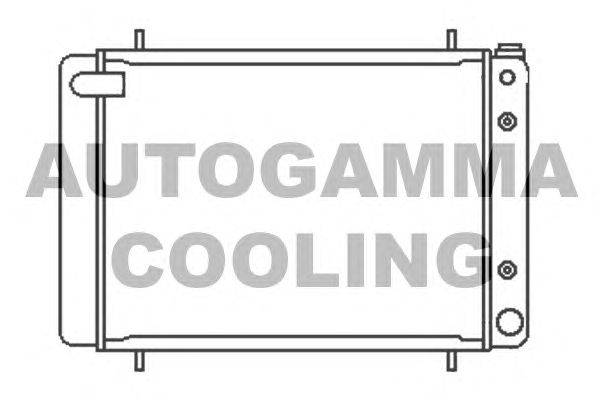 Радиатор, охлаждение двигателя AUTOGAMMA 102292