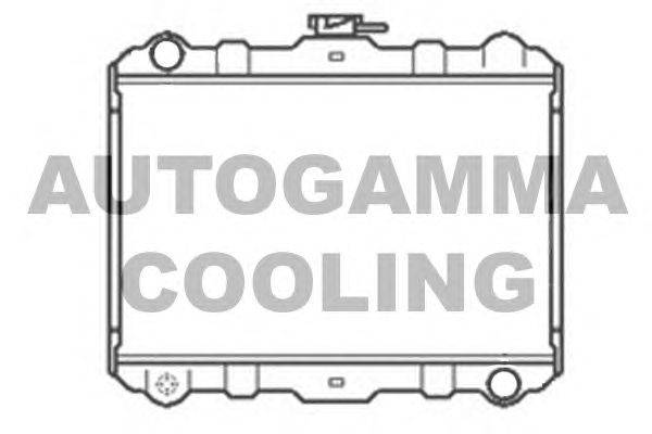 Радиатор, охлаждение двигателя AUTOGAMMA 102533