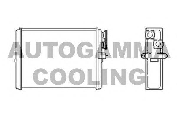Теплообменник, отопление салона AUTOGAMMA 102552