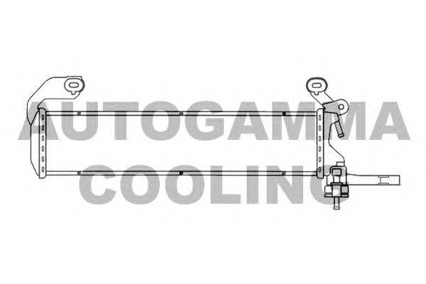 Радиатор, охлаждение двигателя AUTOGAMMA 102924