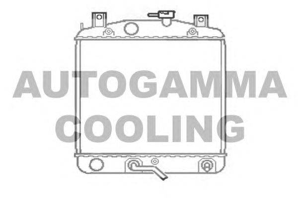 Радиатор, охлаждение двигателя AUTOGAMMA 103907