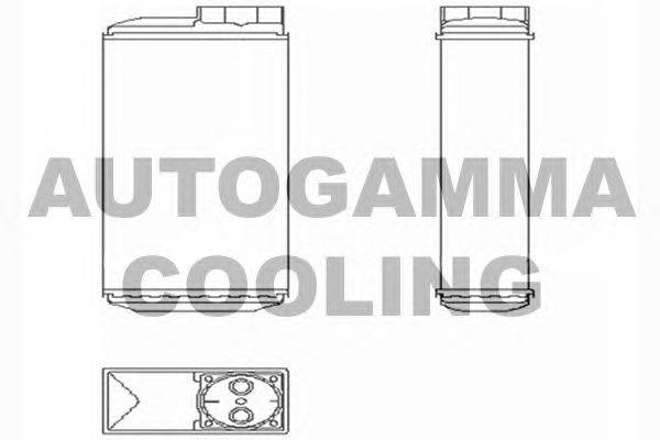 Теплообменник, отопление салона AUTOGAMMA 103981