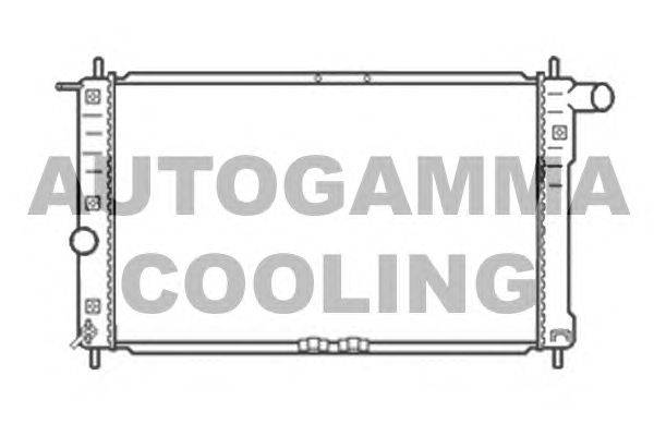 Радиатор, охлаждение двигателя AUTOGAMMA 104058