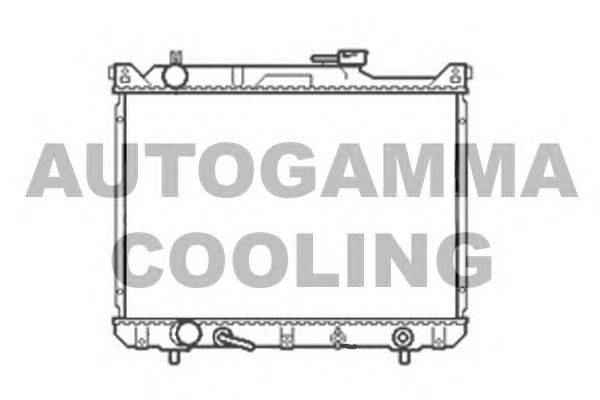 Радиатор, охлаждение двигателя AUTOGAMMA 104191