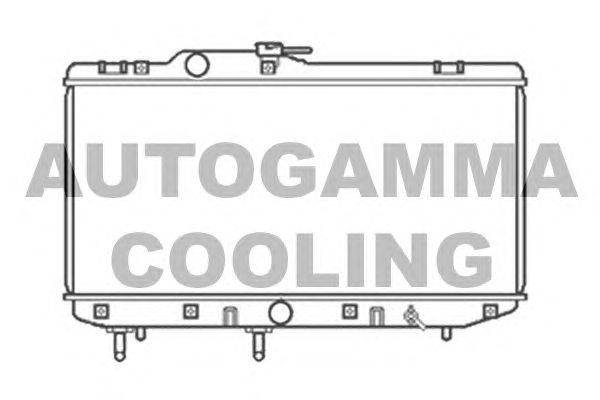 Радиатор, охлаждение двигателя AUTOGAMMA 104192