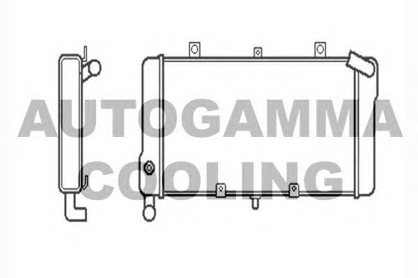 Радиатор, охлаждение двигателя AUTOGAMMA 104364