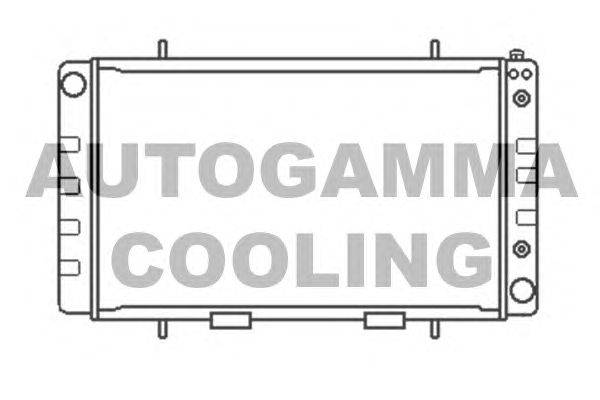 Радиатор, охлаждение двигателя AUTOGAMMA 104660