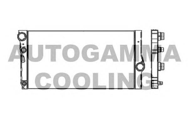 Радиатор, охлаждение двигателя AUTOGAMMA 105309