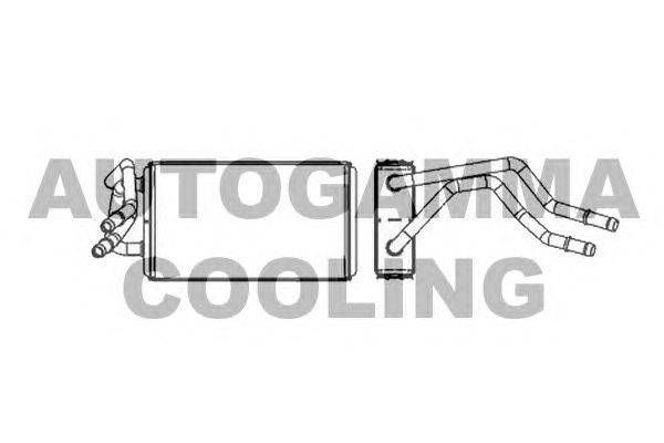 Теплообменник, отопление салона AUTOGAMMA 105327
