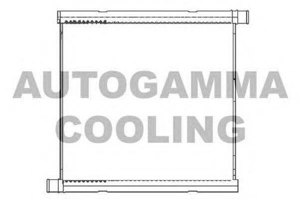 Радиатор, охлаждение двигателя AUTOGAMMA 105450
