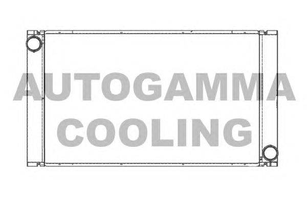 Радиатор, охлаждение двигателя AUTOGAMMA 105530