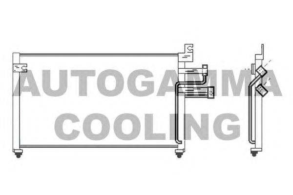 Конденсатор, кондиционер AUTOGAMMA 105656