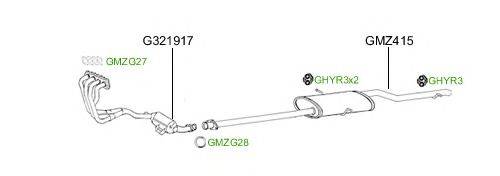 Система выпуска ОГ GT Exhaust 2992
