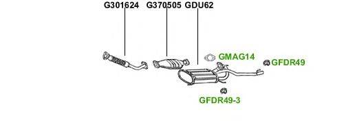 Система выпуска ОГ GT Exhaust 324