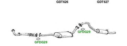 Система выпуска ОГ GT Exhaust 3637