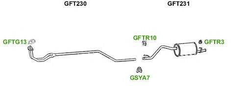 Система выпуска ОГ GT Exhaust 372