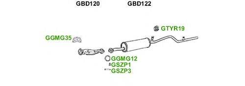 Система выпуска ОГ GT Exhaust 5741