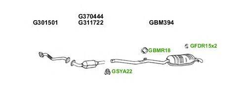 Система выпуска ОГ GT Exhaust 6133