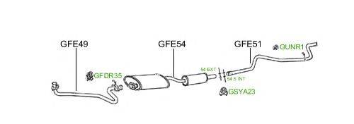 Система выпуска ОГ GT Exhaust 812