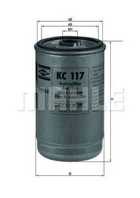 Топливный фильтр KNECHT KC117
