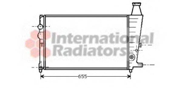 Радиатор, охлаждение двигателя GERI 24862