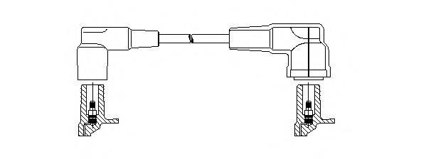 Провод зажигания BREMI 13480