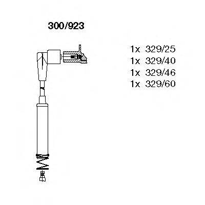 Комплект проводов зажигания BREMI 300923