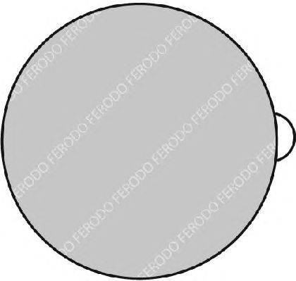 Комплект тормозных колодок, дисковый тормоз FERODO 20371