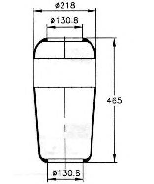 Кожух пневматической рессоры PE Automotive 202265