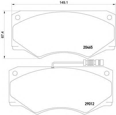 Комплект тормозных колодок, дисковый тормоз MERCEDES-BENZ A0014201420