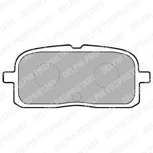 Комплект тормозных колодок, дисковый тормоз FMSI-VERBAND 23491