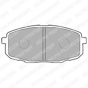 Комплект тормозных колодок, дисковый тормоз GALFER 21423