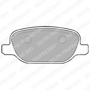 Комплект тормозных колодок, дисковый тормоз GALFER 20572