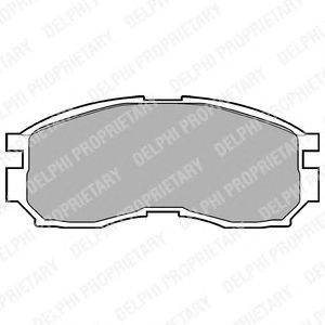 Комплект тормозных колодок, дисковый тормоз HP (ZEBRA) 7262