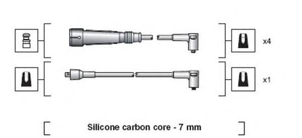 Комплект проводов зажигания MAGNETI MARELLI 941318111027