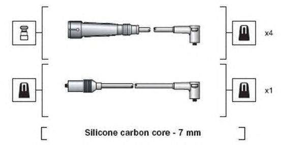 Комплект проводов зажигания MAGNETI MARELLI 941318111157