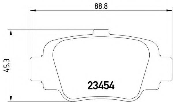 Комплект тормозных колодок, дисковый тормоз RHIAG 03662