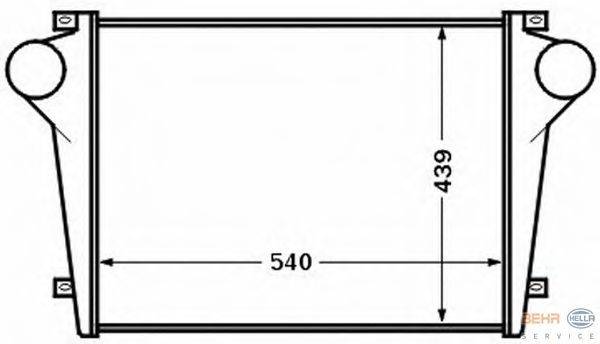 Интеркулер BEHR HELLA SERVICE 8ML 376 776-741