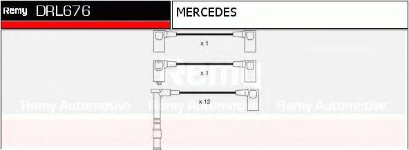 Комплект проводов зажигания DELCO REMY DRL676