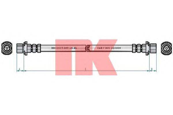 Тормозной шланг NK 8545172