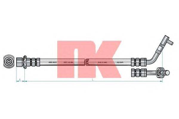 Тормозной шланг NK 854573