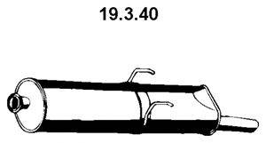 Глушитель выхлопных газов конечный EBERSPÄCHER 19.3.40