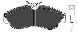 MAPCO (НОМЕР: 6432) Комплект тормозных колодок, дисковый тормоз