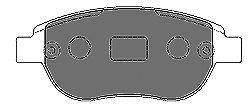 Комплект тормозных колодок, дисковый тормоз MAPCO 84100
