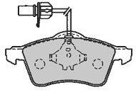 Комплект тормозных колодок, дисковый тормоз MAPCO 6551
